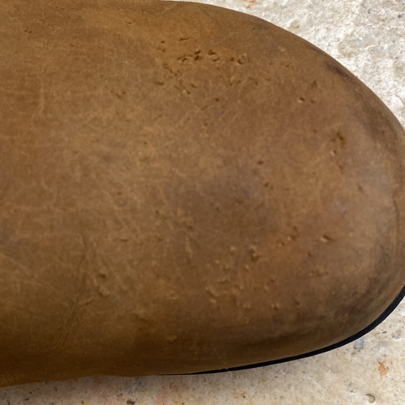 ARIAT Brown Suede Leather Clog Shoes Women’s Size 10 Western Work Cutouts Studs - Picture 11 of 12